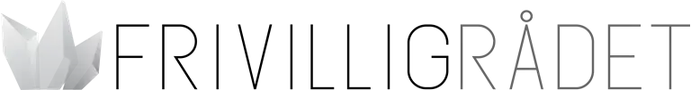 Frivilligrådets logo sort hvid