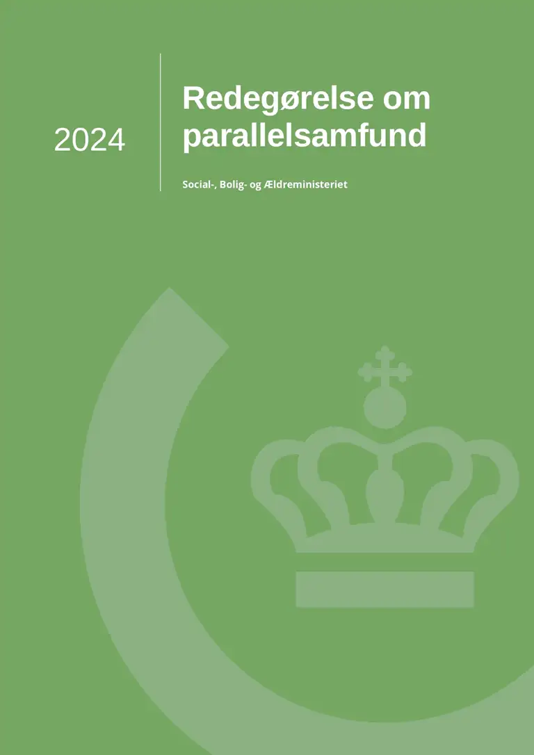 Forsiden til redegørelse om parallelsamfund 2024